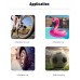 Car Bike Wired Cordless Inflatable Pump 150PSI Charging Inflator Fast Air Compressor