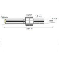 Mechanical Edge Finder Titanium-plated Non-Magnetic