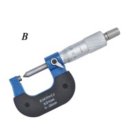 Mechanical Crimp Height Micrometer Flat Anvil Point Spindle